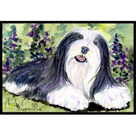 JENSENDISTRIBUTIONSERVICES 24 x 36 in. Bearded Collie Doormat MI238622